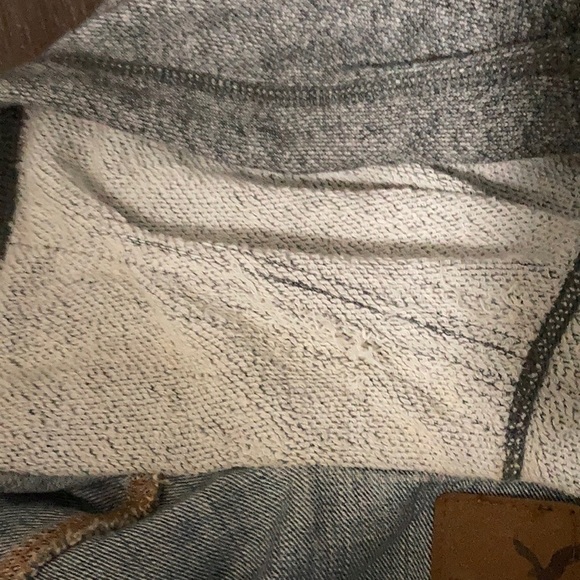 American eagle sweater Jean jacket - Picture 4 of 4